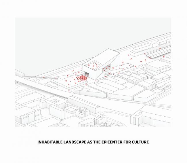 BIM建筑|“MÉCA文化经济创意中间”,喷砂混凝土的资料质感 / BIG BIM建筑|“MÉCA文化经济创意中间”,喷砂混凝土的资料质感 / BIG