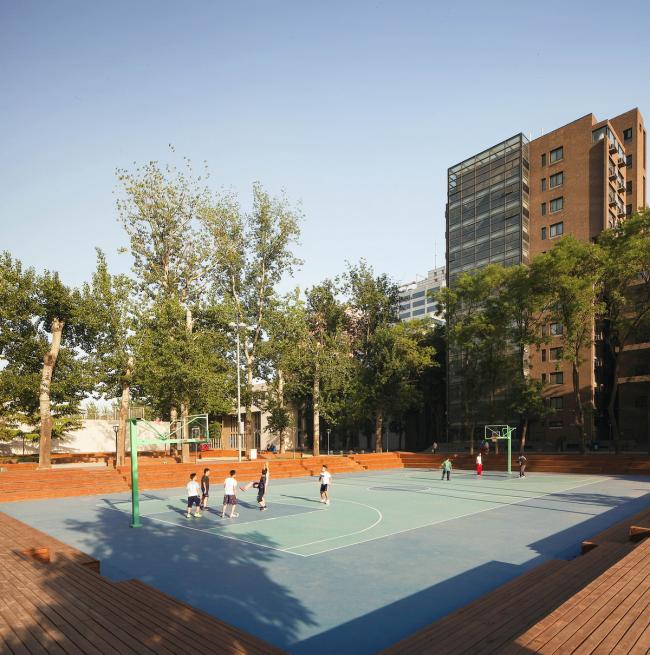 BIM建筑|重讲校园故事——北年夜附中本校及向阳将来黉舍两校园景不雅改革 / Crossboundaries BIM建筑|重讲校园故事——北年夜附中本校及向阳将来黉舍两校园景不雅改革 / Crossboundaries