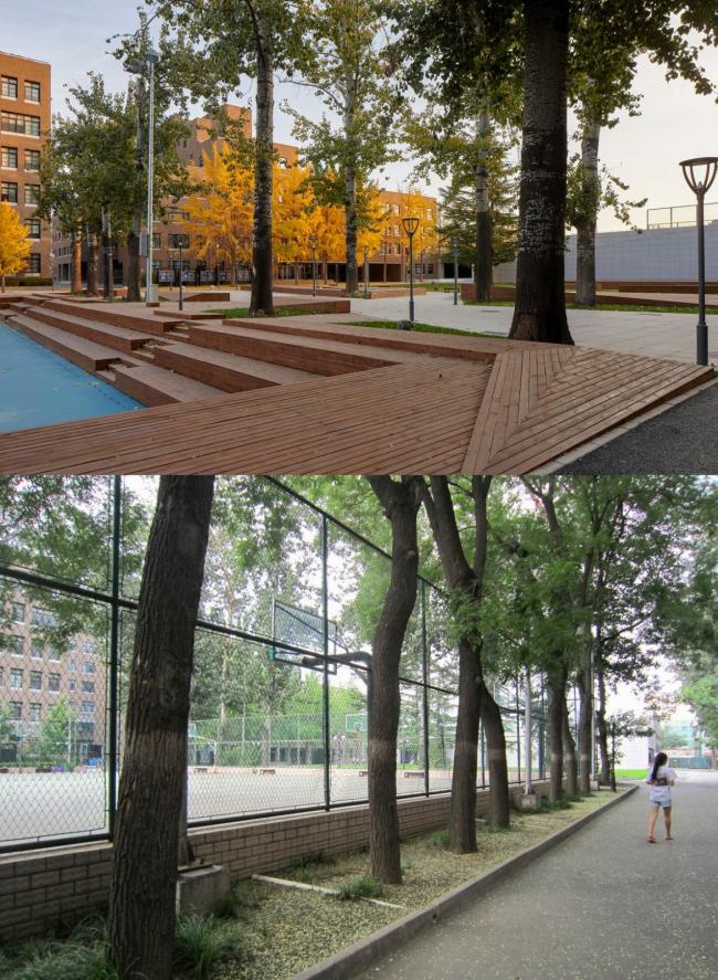 BIM建筑|重讲校园故事——北年夜附中本校及向阳将来黉舍两校园景不雅改革 / Crossboundaries BIM建筑|重讲校园故事——北年夜附中本校及向阳将来黉舍两校园景不雅改革 / Crossboundaries