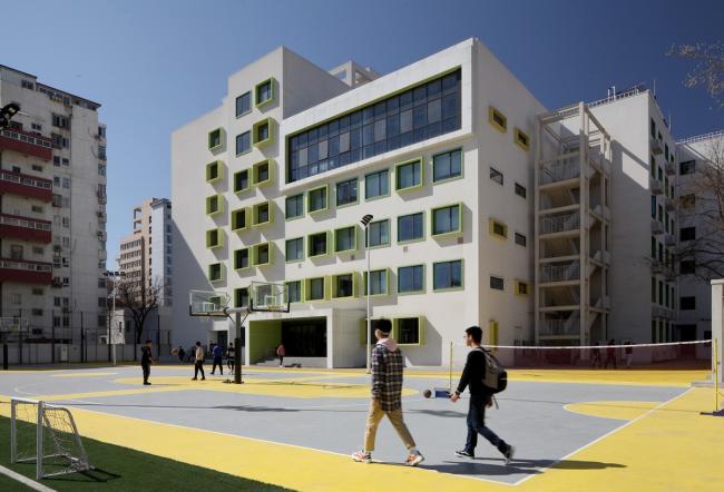 BIM建筑|重讲校园故事——北年夜附中本校及向阳将来黉舍两校园景不雅改革 / Crossboundaries BIM建筑|重讲校园故事——北年夜附中本校及向阳将来黉舍两校园景不雅改革 / Crossboundaries