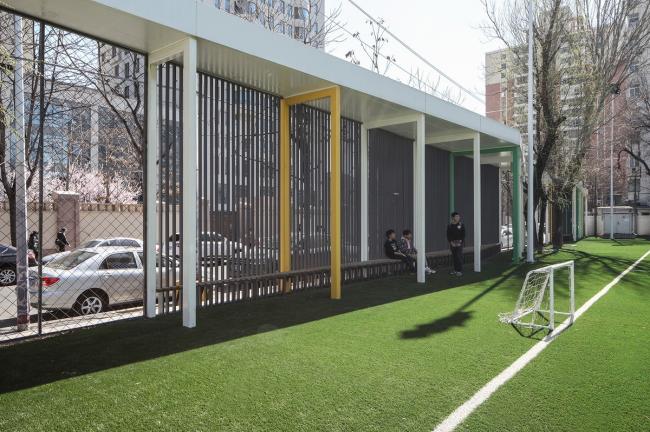 BIM建筑|重讲校园故事——北年夜附中本校及向阳将来黉舍两校园景不雅改革 / Crossboundaries BIM建筑|重讲校园故事——北年夜附中本校及向阳将来黉舍两校园景不雅改革 / Crossboundaries