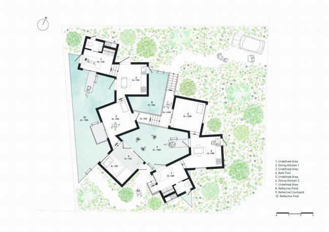 BIM建筑|碧湖之畔,丛林之间:飘浮立方体室第 / Younghan Chung Architects BIM建筑|碧湖之畔,丛林之间:飘浮立方体室第 / Younghan Chung Architects