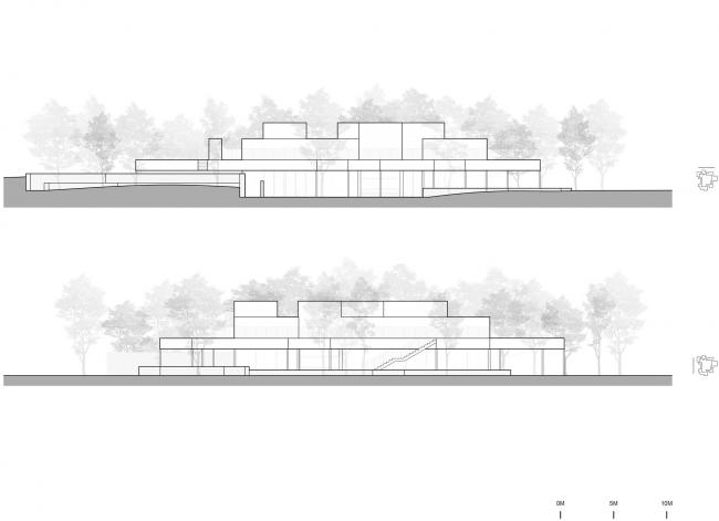 BIM建筑|海边 y 餐厅 / 直向建筑 BIM建筑|海边 y 餐厅 / 直向建筑