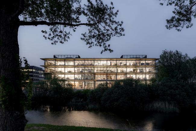 BIM建筑|流利简练的悬挑屋檐与玻璃的联合应用:ASICS荷兰总部年夜楼 / Powerhouse Company BIM建筑|流利简练的悬挑屋檐与玻璃的联合应用:ASICS荷兰总部年夜楼 / Powerhouse Company