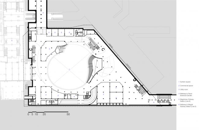 BIM建筑|流转曲线,好像衣袂飘带——麻谷中间广场 / Wooridongin Architects BIM建筑|流转曲线,好像衣袂飘带——麻谷中间广场 / Wooridongin Architects