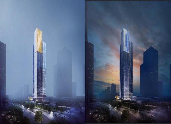 BIM建筑|长沙323米新地标,梅溪湖畔奇峰巍峨的山川洲城 / Aedas BIM建筑|长沙323米新地标,梅溪湖畔奇峰巍峨的山川洲城 / Aedas