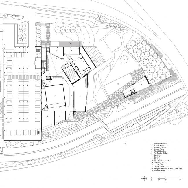 BIM建筑|约翰•肯尼迪表演艺术中间扩建,与地景融为一体 / 斯蒂文·霍尔建筑事务所 建筑鉴赏 第15张-BIM建筑网 BIM建筑|约翰•肯尼迪表演艺术中间扩建,与地景融为一体 / 斯蒂文·霍尔建筑事务所 建筑鉴赏 第15张