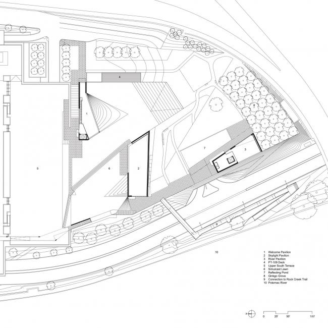 BIM建筑|约翰•肯尼迪表演艺术中间扩建,与地景融为一体 / 斯蒂文·霍尔建筑事务所 建筑鉴赏 第16张-BIM建筑网 BIM建筑|约翰•肯尼迪表演艺术中间扩建,与地景融为一体 / 斯蒂文·霍尔建筑事务所 建筑鉴赏 第16张