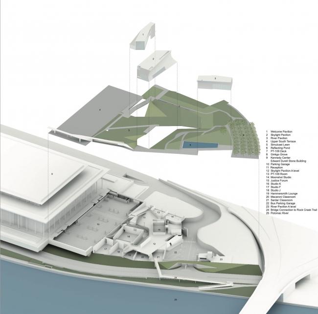 BIM建筑|约翰•肯尼迪表演艺术中间扩建,与地景融为一体 / 斯蒂文·霍尔建筑事务所 建筑鉴赏 第18张-BIM建筑网 BIM建筑|约翰•肯尼迪表演艺术中间扩建,与地景融为一体 / 斯蒂文·霍尔建筑事务所 建筑鉴赏 第18张