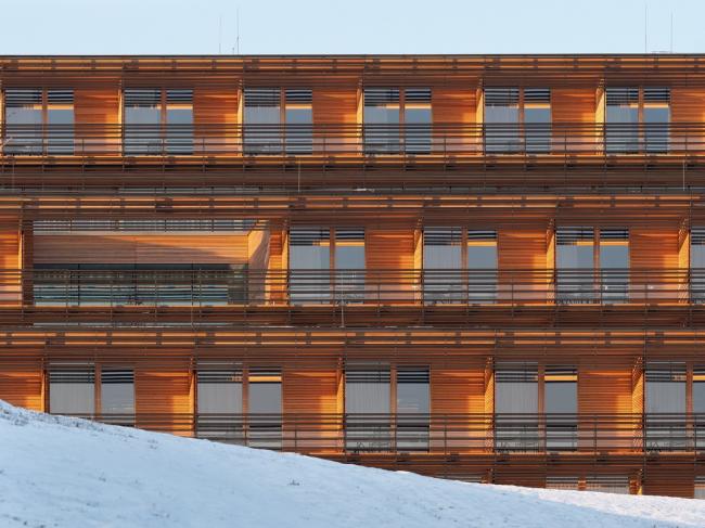 BIM建筑|错落于丘陵原野之上的疗养中间 / Dietger Wissounig Architekten 建筑鉴赏 第19张-BIM建筑网 BIM建筑|错落于丘陵原野之上的疗养中间 / Dietger Wissounig Architekten 建筑鉴赏 第19张