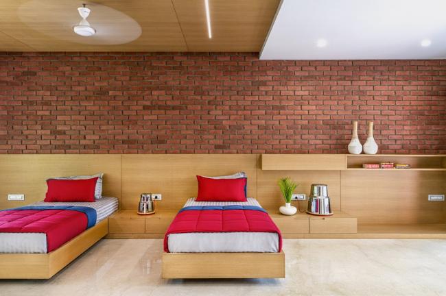 BIM建筑|如火一般热情,如耕牛般内敛:印度“红盒子”之家 / The Grid Architects BIM建筑|如火一般热情,如耕牛般内敛:印度“红盒子”之家 / The Grid Architects