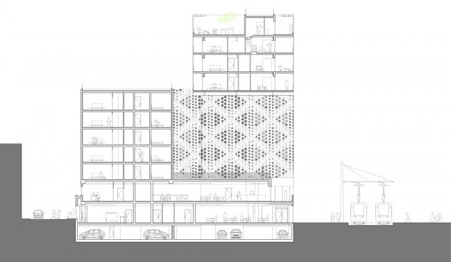 BIM建筑|如纯白蕾丝裙般优雅圣洁:蒙特皮埃酒店综合体 / Manuelle Gautrand Architecture BIM建筑|如纯白蕾丝裙般优雅圣洁:蒙特皮埃酒店综合体 / Manuelle Gautrand Architecture
