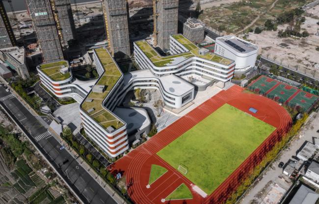 BIM建筑|漂浮的立体校园——浙江大学教育学院附属中学 / 浙江大学建筑设计研究院有限公司 BIM建筑|漂浮的立体校园——浙江大学教育学院附属中学 / 浙江大学建筑设计研究院有限公司