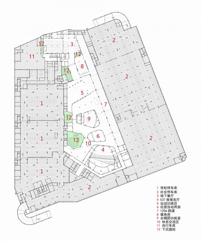 BIM建筑|漂浮的立体校园——浙江大学教育学院附属中学 / 浙江大学建筑设计研究院有限公司 BIM建筑|漂浮的立体校园——浙江大学教育学院附属中学 / 浙江大学建筑设计研究院有限公司