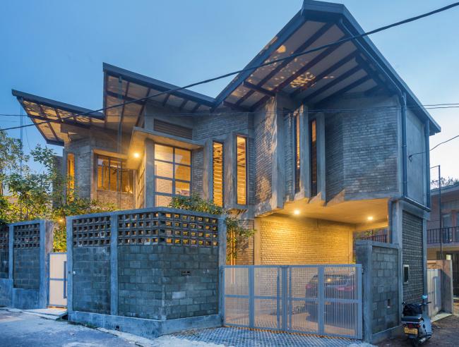 BIM建筑|错落有致的水泥砖“盒子”——斯里兰卡“宝塔”住宅-BIM建筑网