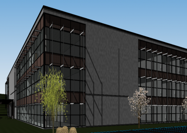 BIM资料|[revit模型]三层Revit商务办公楼模型