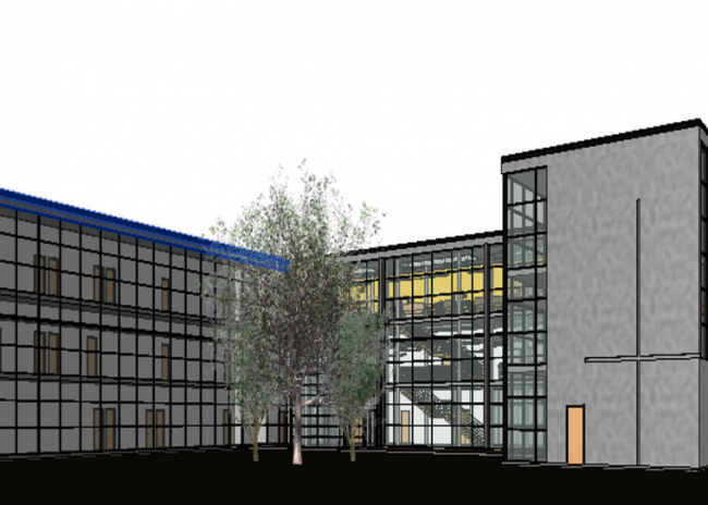 BIM资料|[revit模型]三层Revit商务办公楼模型