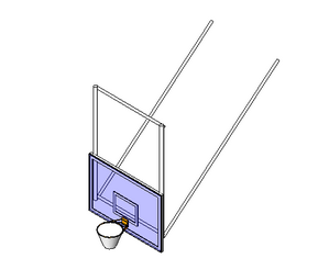 BIM资料|Revit族库-篮球支撑架.rfa BIM资料|Revit族库-篮球支撑架.rfa