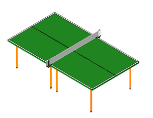 BIM资料|Revit族库-网球台.rfa BIM资料|Revit族库-网球台.rfa