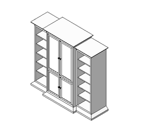 BIM资料|Revit族库-书柜01.rfa BIM资料|Revit族库-书柜01.rfa