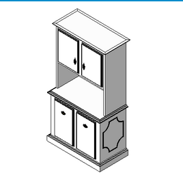 BIM资料|Revit族库-书柜08.rfa BIM资料|Revit族库-书柜08.rfa