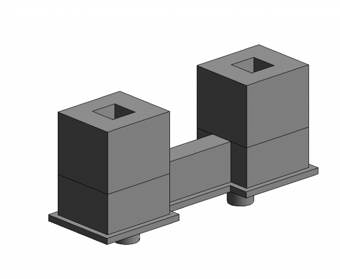 BIM资料|Revit族库-CT-4承台.rfa BIM资料|Revit族库-CT-4承台.rfa