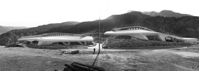 BIM建筑|混凝土几何架构而成的“游戏工具”:上东木炭桑拿屋 / studio_suspicion BIM建筑|混凝土几何架构而成的“游戏工具”:上东木炭桑拿屋 / studio_suspicion