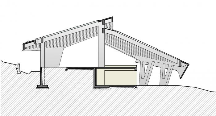 BIM建筑|混凝土几何架构而成的“游戏工具”:上东木炭桑拿屋 / studio_suspicion BIM建筑|混凝土几何架构而成的“游戏工具”:上东木炭桑拿屋 / studio_suspicion