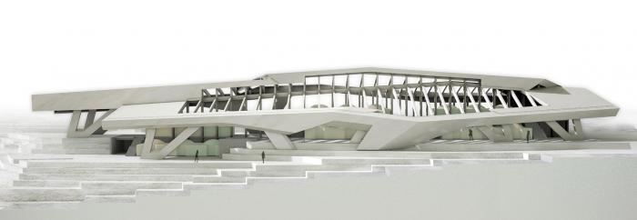 BIM建筑|混凝土几何架构而成的“游戏工具”:上东木炭桑拿屋 / studio_suspicion BIM建筑|混凝土几何架构而成的“游戏工具”:上东木炭桑拿屋 / studio_suspicion