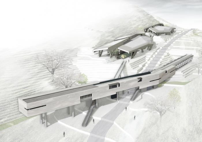 BIM建筑|混凝土几何架构而成的“游戏工具”:上东木炭桑拿屋 / studio_suspicion BIM建筑|混凝土几何架构而成的“游戏工具”:上东木炭桑拿屋 / studio_suspicion