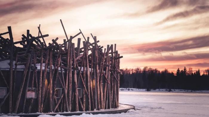 BIM建筑|漂浮于卢勒河上的水疗酒店:“北极浴” BIM建筑|漂浮于卢勒河上的水疗酒店:“北极浴”