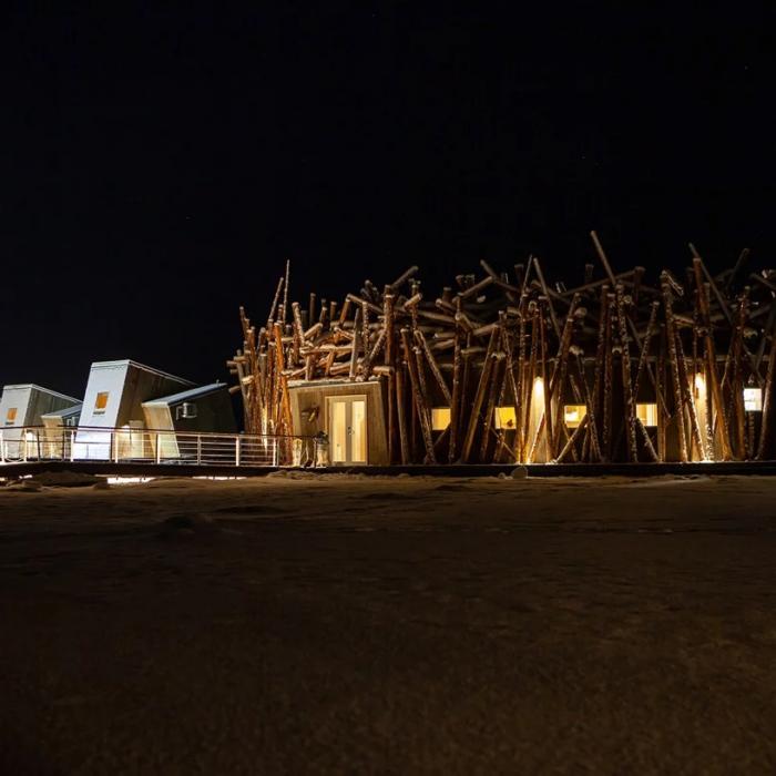 BIM建筑|漂浮于卢勒河上的水疗酒店:“北极浴” BIM建筑|漂浮于卢勒河上的水疗酒店:“北极浴”