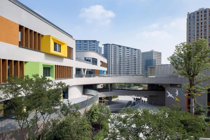 BIM建筑|杭州市胜利小学新城校区及附属幼儿园 / 浙江大学建筑设计研究院有限公司 BIM建筑|杭州市胜利小学新城校区及附属幼儿园 / 浙江大学建筑设计研究院有限公司