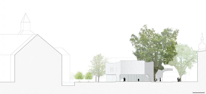 BIM建筑|融合古典,调皮地飞动——环抱老树的游客中心 / MoDusArchitects BIM建筑|融合古典,调皮地飞动——环抱老树的游客中心 / MoDusArchitects