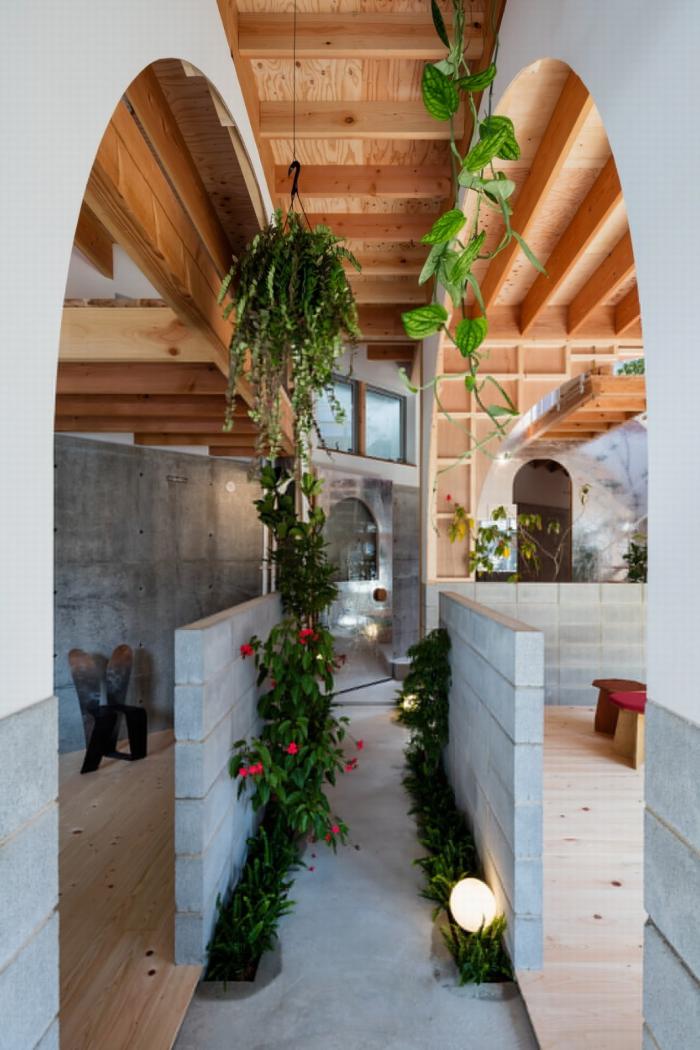 BIM建筑|神户“帽盒”之家,旋转45度的平面 BIM建筑|神户“帽盒”之家,旋转45度的平面