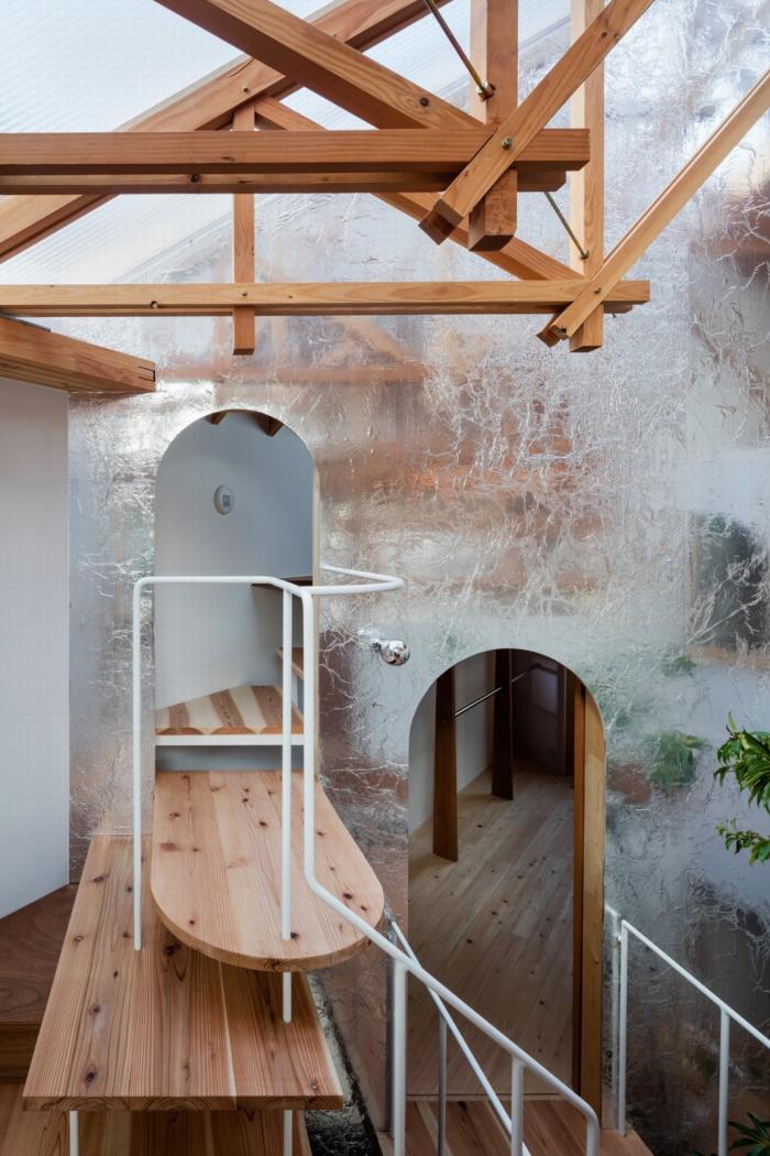 BIM建筑|神户“帽盒”之家,旋转45度的平面 BIM建筑|神户“帽盒”之家,旋转45度的平面