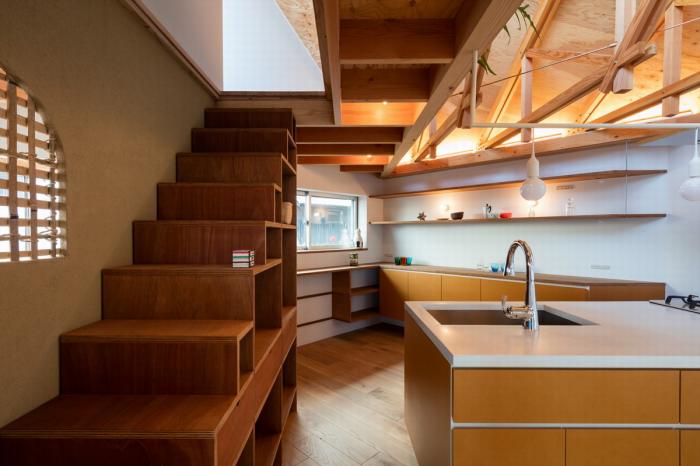 BIM建筑|神户“帽盒”之家,旋转45度的平面 BIM建筑|神户“帽盒”之家,旋转45度的平面