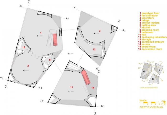 BIM建筑|宛如晶莹透明的水晶:墨西哥雀巢集团创新实验室/Rojkind Arquitectos BIM建筑|宛如晶莹透明的水晶:墨西哥雀巢集团创新实验室/Rojkind Arquitectos