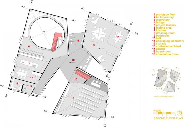 BIM建筑|宛如晶莹透明的水晶:墨西哥雀巢集团创新实验室/Rojkind Arquitectos BIM建筑|宛如晶莹透明的水晶:墨西哥雀巢集团创新实验室/Rojkind Arquitectos