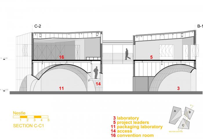 BIM建筑|宛如晶莹透明的水晶:墨西哥雀巢集团创新实验室/Rojkind Arquitectos BIM建筑|宛如晶莹透明的水晶:墨西哥雀巢集团创新实验室/Rojkind Arquitectos