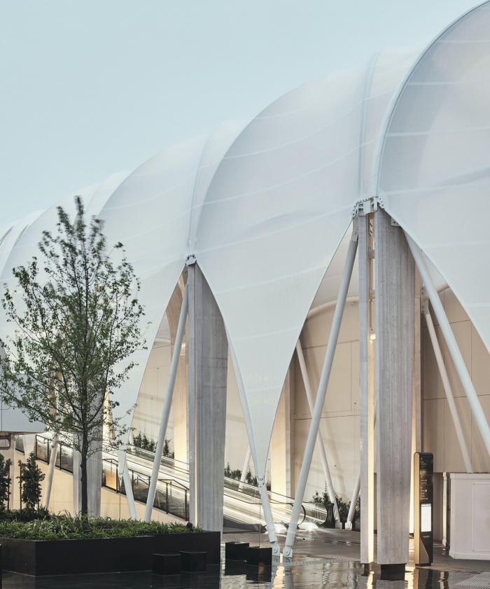 BIM建筑|查德斯通拱形新地标:“The Link”步行道 / Make Architects BIM建筑|查德斯通拱形新地标:“The Link”步行道 / Make Architects