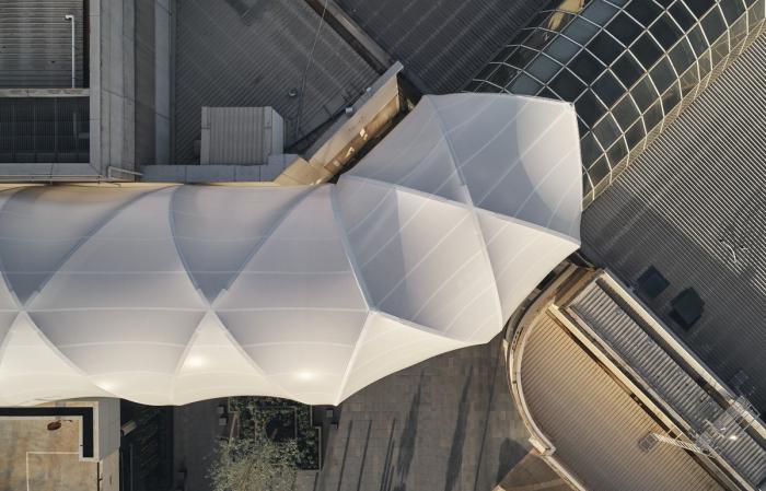 BIM建筑|查德斯通拱形新地标:“The Link”步行道 / Make Architects BIM建筑|查德斯通拱形新地标:“The Link”步行道 / Make Architects