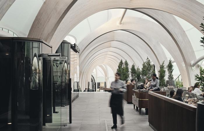 BIM建筑|查德斯通拱形新地标:“The Link”步行道 / Make Architects BIM建筑|查德斯通拱形新地标:“The Link”步行道 / Make Architects