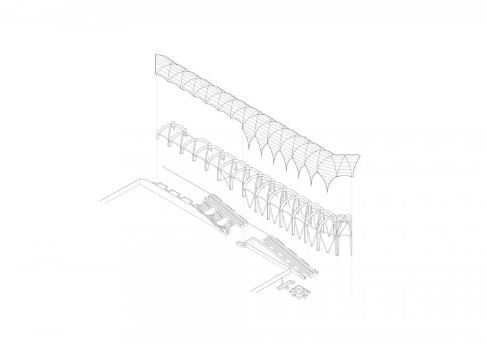 BIM建筑|查德斯通拱形新地标:“The Link”步行道 / Make Architects BIM建筑|查德斯通拱形新地标:“The Link”步行道 / Make Architects