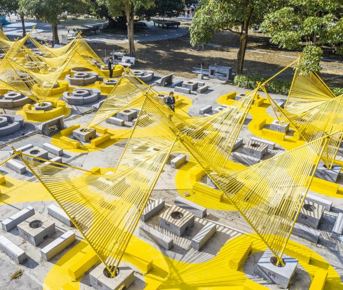 BIM建筑|“篝火”空间装置,深圳 / MAT超级建筑事务所 BIM建筑|“篝火”空间装置,深圳 / MAT超级建筑事务所