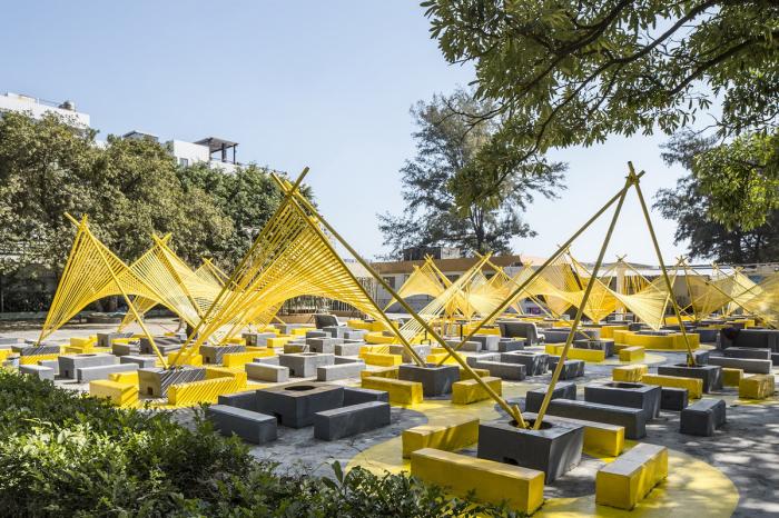 BIM建筑|“篝火”空间装置,深圳 / MAT超级建筑事务所 BIM建筑|“篝火”空间装置,深圳 / MAT超级建筑事务所