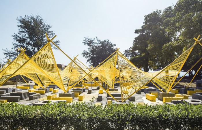 BIM建筑|“篝火”空间装置,深圳 / MAT超级建筑事务所 BIM建筑|“篝火”空间装置,深圳 / MAT超级建筑事务所