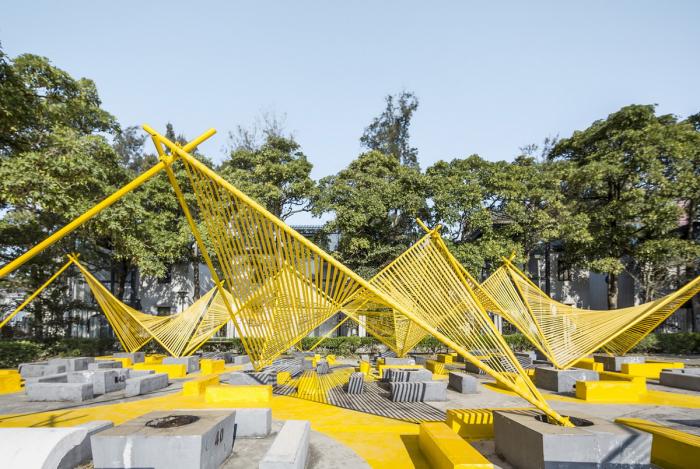 BIM建筑|“篝火”空间装置,深圳 / MAT超级建筑事务所 BIM建筑|“篝火”空间装置,深圳 / MAT超级建筑事务所