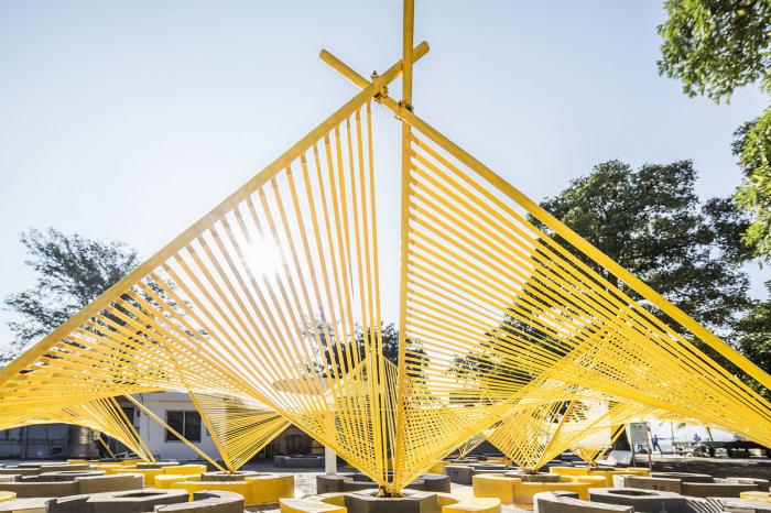 BIM建筑|“篝火”空间装置,深圳 / MAT超级建筑事务所 BIM建筑|“篝火”空间装置,深圳 / MAT超级建筑事务所