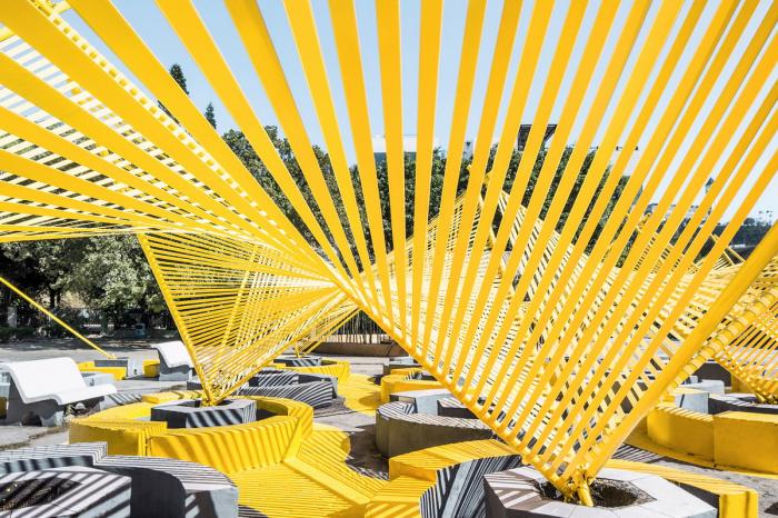 BIM建筑|“篝火”空间装置,深圳 / MAT超级建筑事务所 BIM建筑|“篝火”空间装置,深圳 / MAT超级建筑事务所